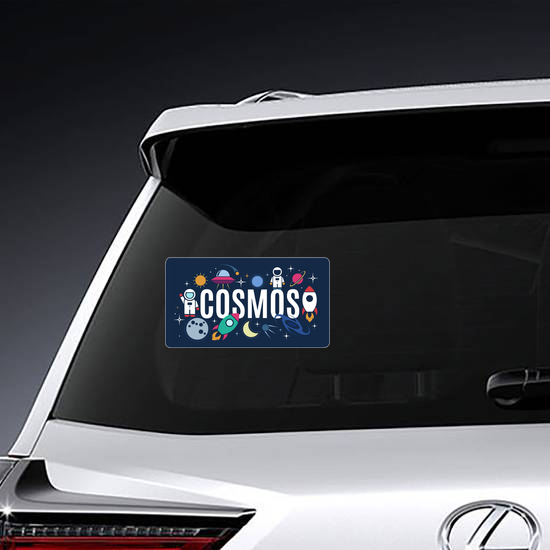 Cosmos Space Icons Sticker