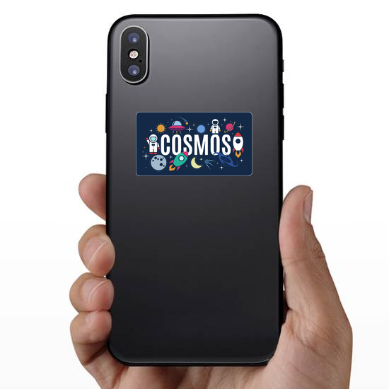 Cosmos Space Icons Sticker
