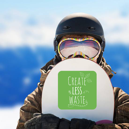 Create Less Waste Sticker