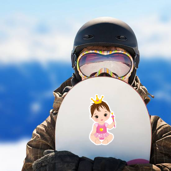 Cute Baby Girl Princess Sticker