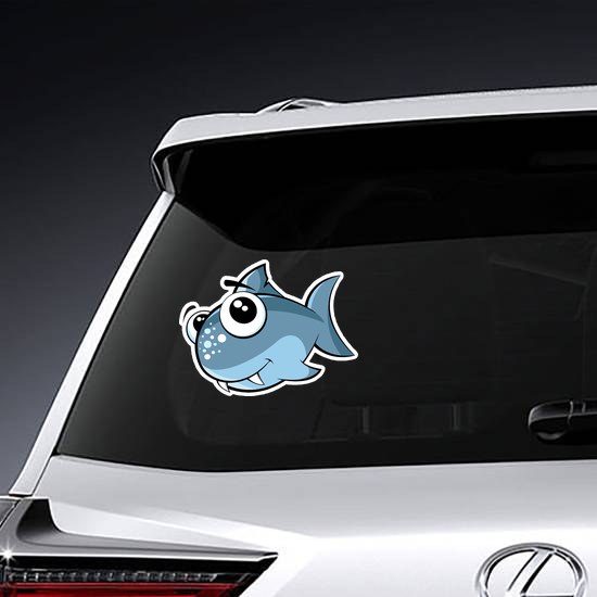 Cute Baby Shark Fish Sticker