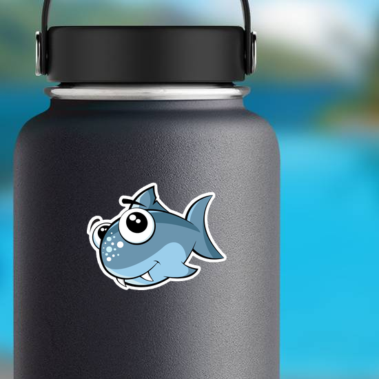 Cute Baby Shark Fish Sticker