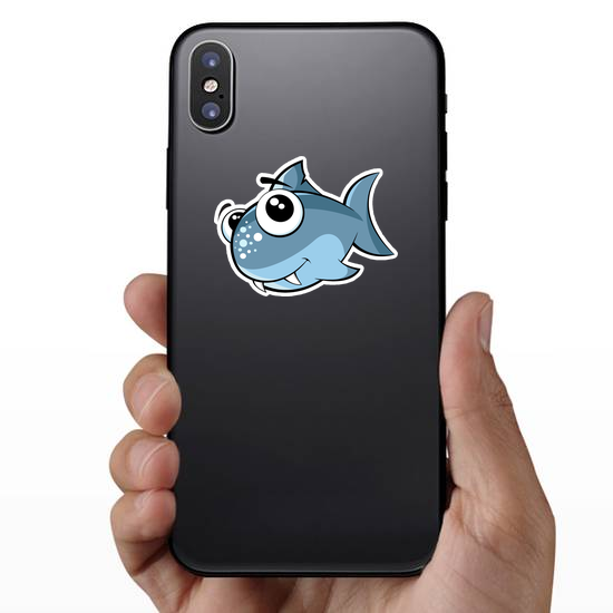 Cute Baby Shark Fish Sticker