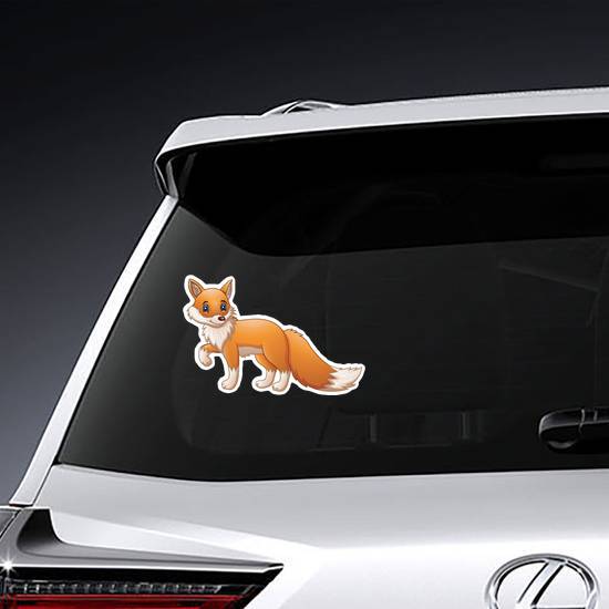 Cute Cartoon Fox Sticker
