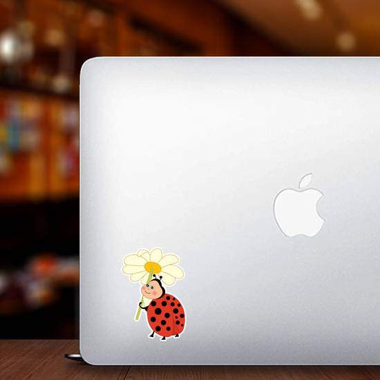 Cute Cartoon Funny Ladybug Sticker