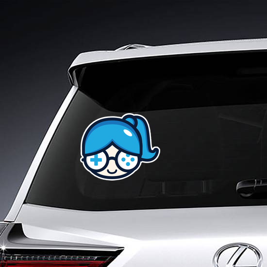 Geek Oval car window bumper sticker decal 5/" x 3/"