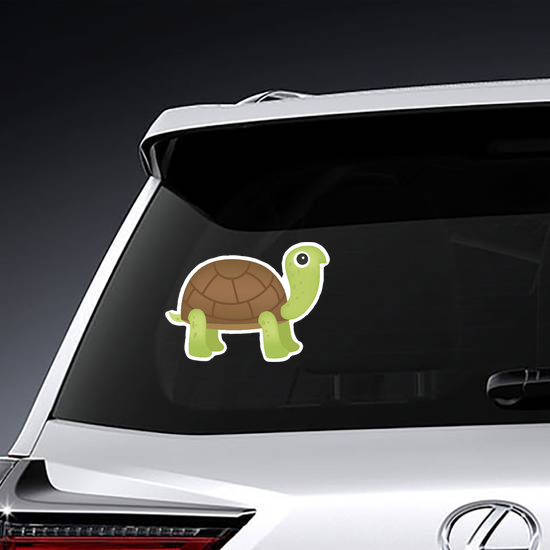 Cute Green Turtle Sticker