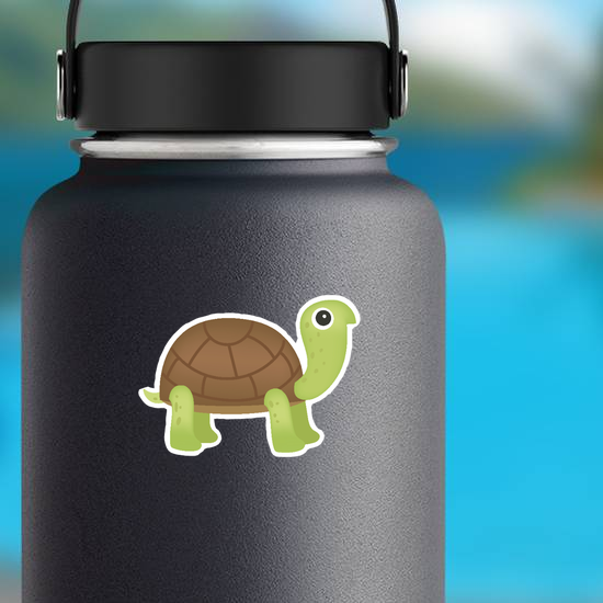 Cute Green Turtle Sticker