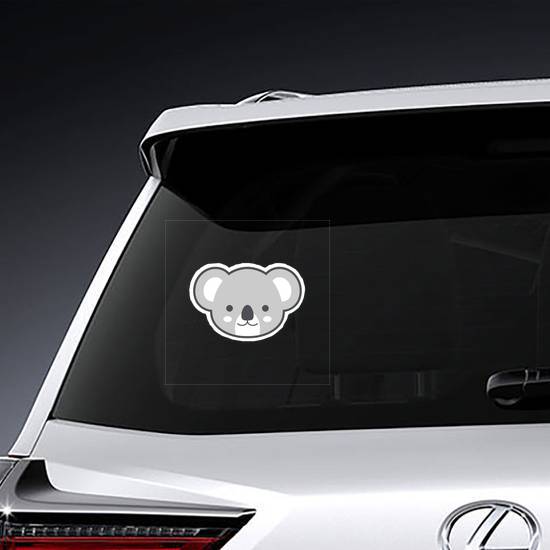 Cute Koala Face Sticker