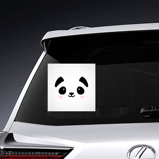 Cute Minimal Panda Sticker
