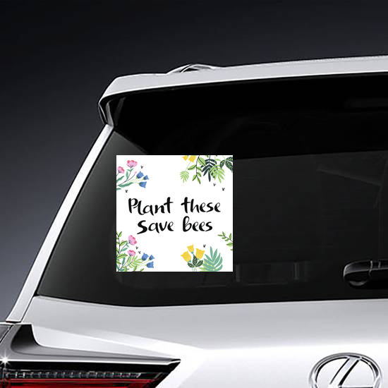 Cute Save The Bees Sticker