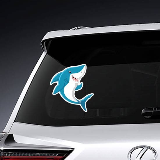Cute Shark Giving Thumb Up Sticker