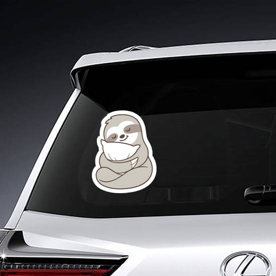 Cute Sleepy Baby Sloth Sticker
