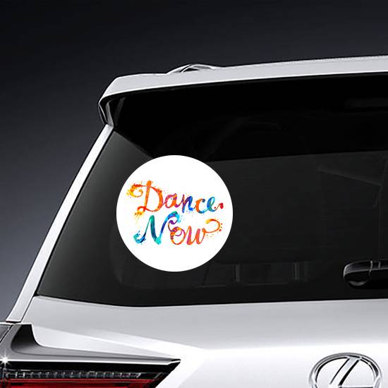 Dance Now Text Sticker