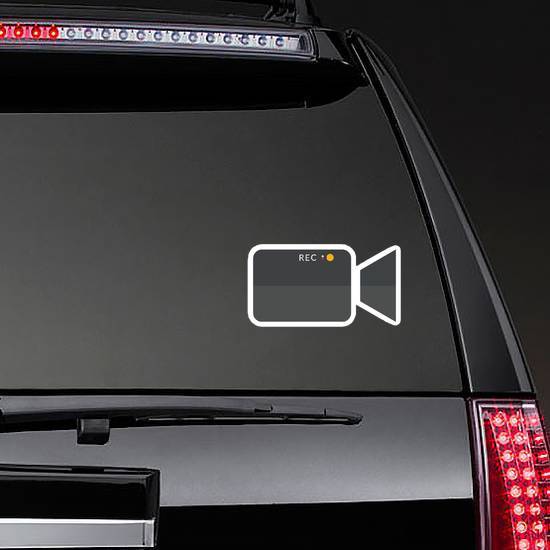 Camera Video Record Icon Sticker example