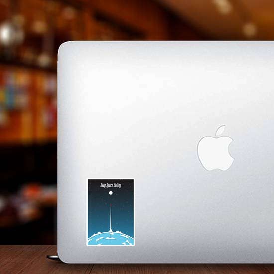 Deep Space Calling Sticker