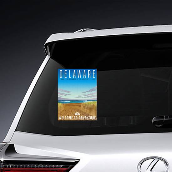 Delaware Travel Sticker example