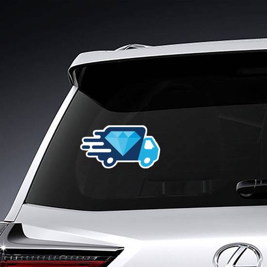 Diamond Delivery Truck Sticker
