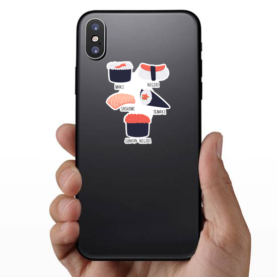 Different Types Of Sushi Sticker