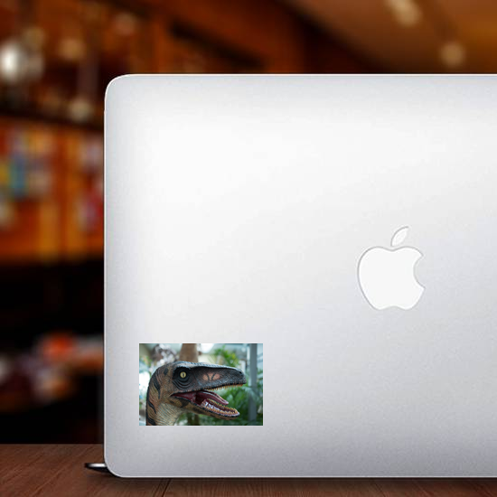 Dinosaur Growling with Open Mouth Sticker