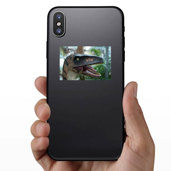 Dinosaur Growling with Open Mouth Sticker