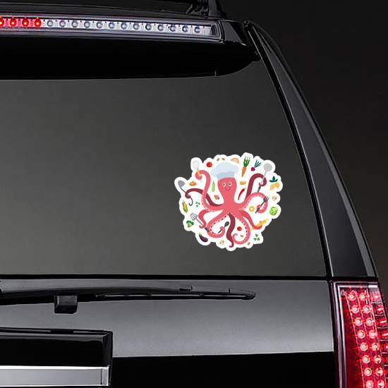Octopus Chef Sticker example