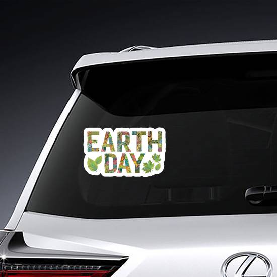 Earth Day Zentangle Sticker example