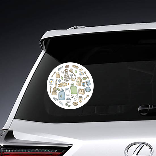 Eco Friendly Doodles Sticker