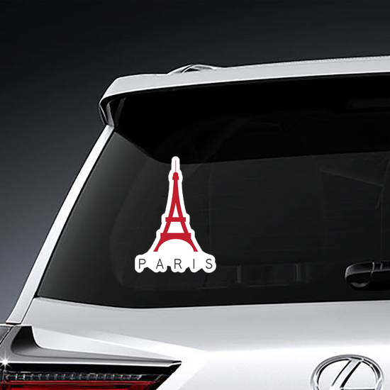 SELECT SIZE Eiffel Tower Paris France Car Vinyl Sticker