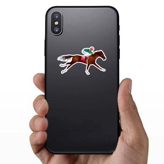 Equestrian Sport Horse And Rider Sticker