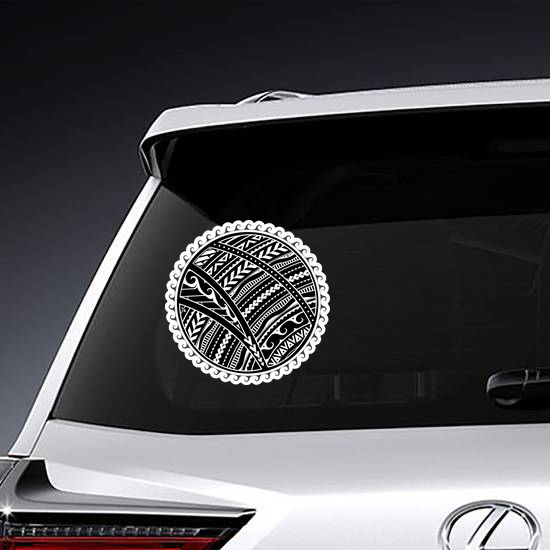 Ethnic Maori Style Tribal Sun Sticker