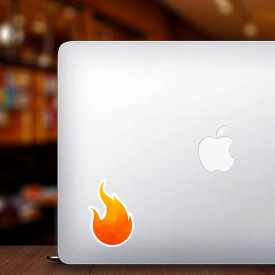 Fire Flames Icon Sticker