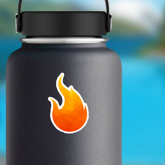 Fire Flames Icon Sticker