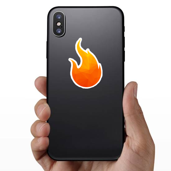 Fire Flames Icon Sticker