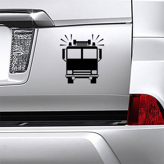 Fire Truck Icon Sticker example