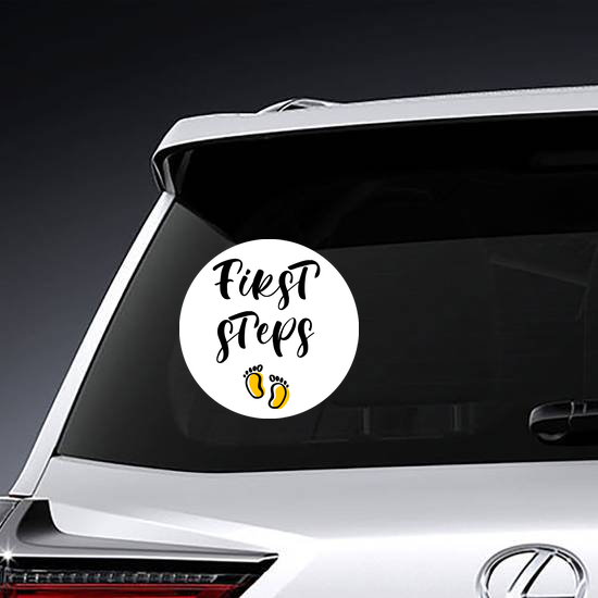 First Steps Sticker