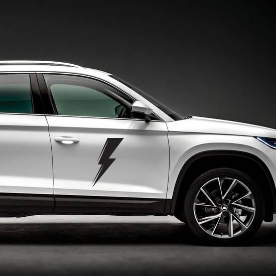 Flash Lightning Logo Sticker