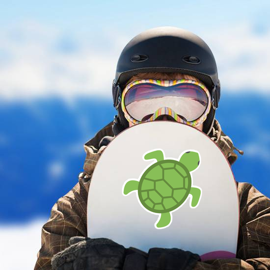 Flat Green Sea Turtle Sticker