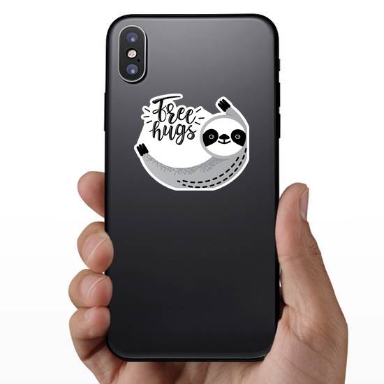 Free Hugs Sloth Sticker