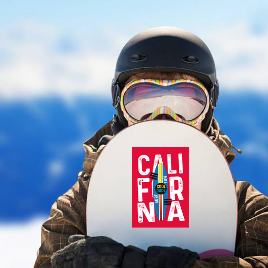 Fun California Surf Sticker