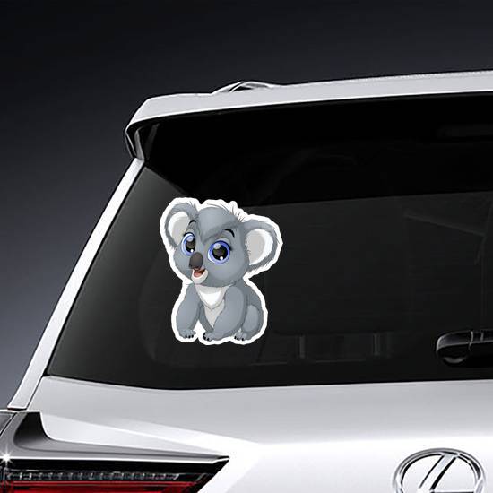 Funny Big Eyed Baby Koala Sticker
