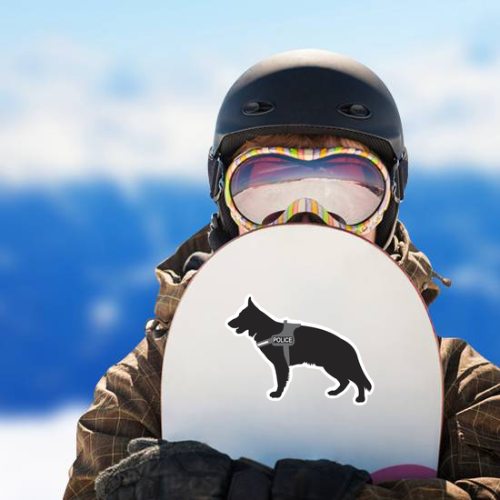 German Shepherd Police Dog Sticker