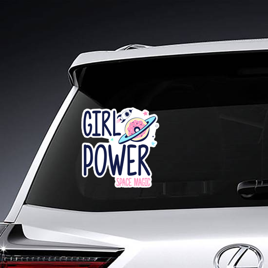Girl Power Space Magic Sticker