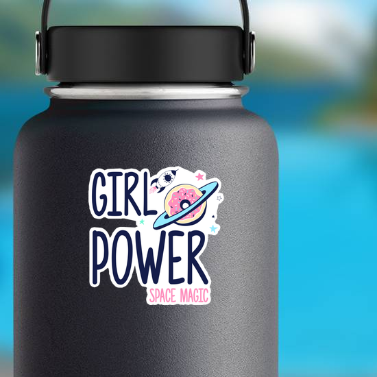 Girl Power Space Magic Sticker