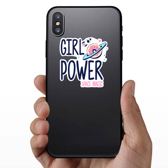 Girl Power Space Magic Sticker