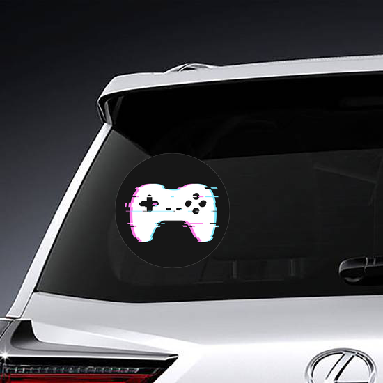 Glitched Gamepad Sticker