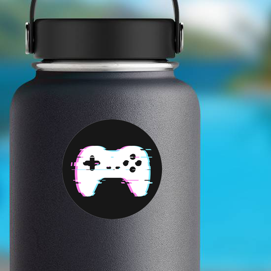 Glitched Gamepad Sticker