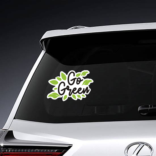 Go Green Campaign Sticker