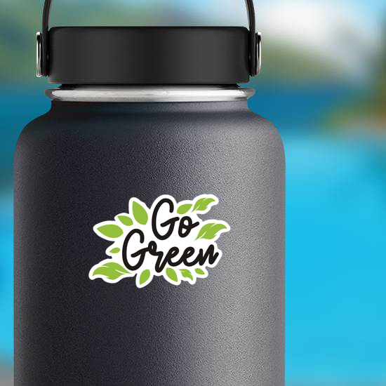 Go Green Campaign Sticker