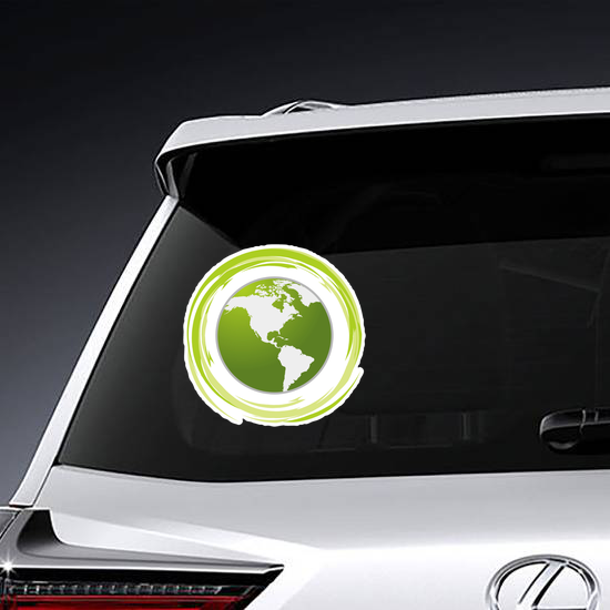 Go Green Earth Sticker